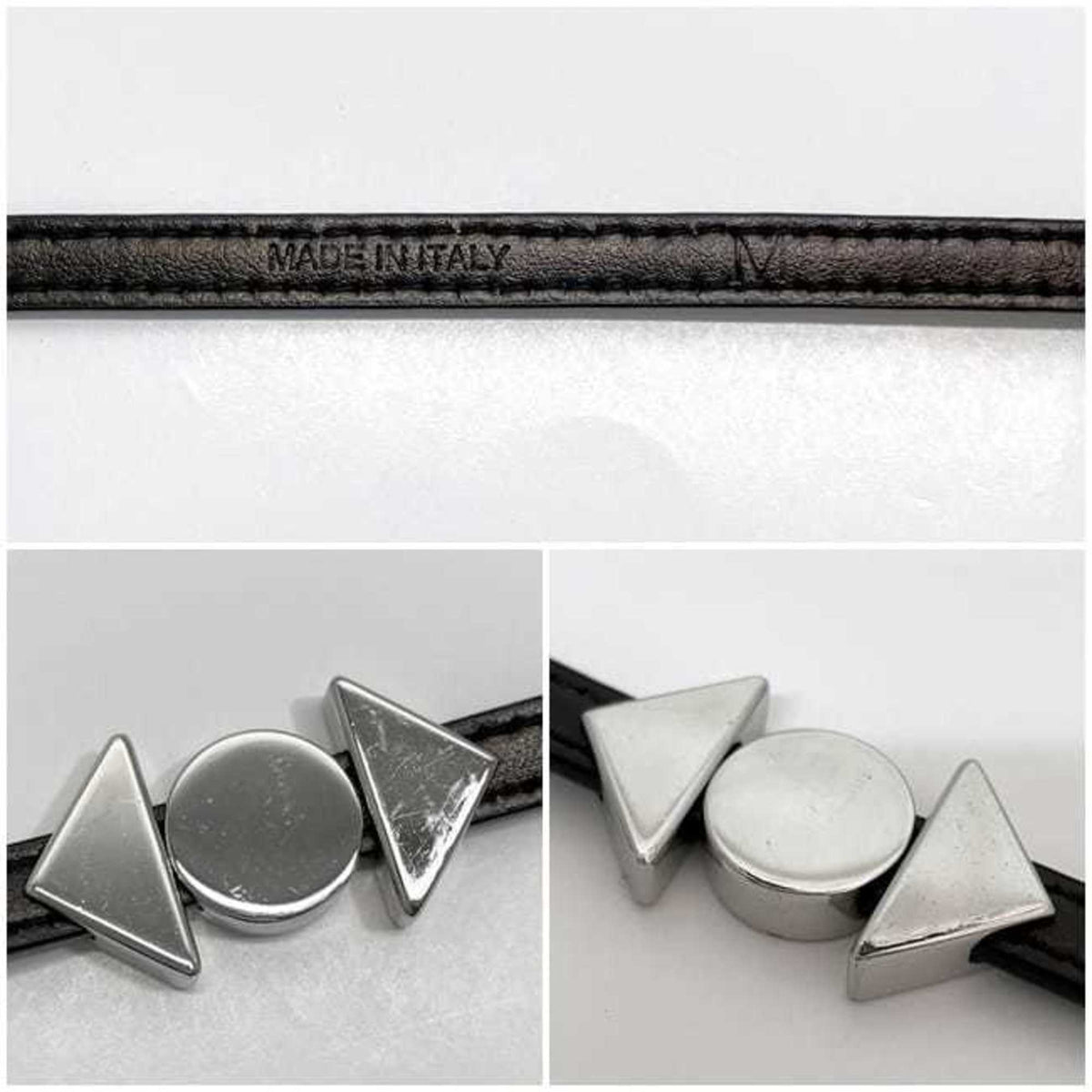 Bracelet Black Nero Leather and Metal