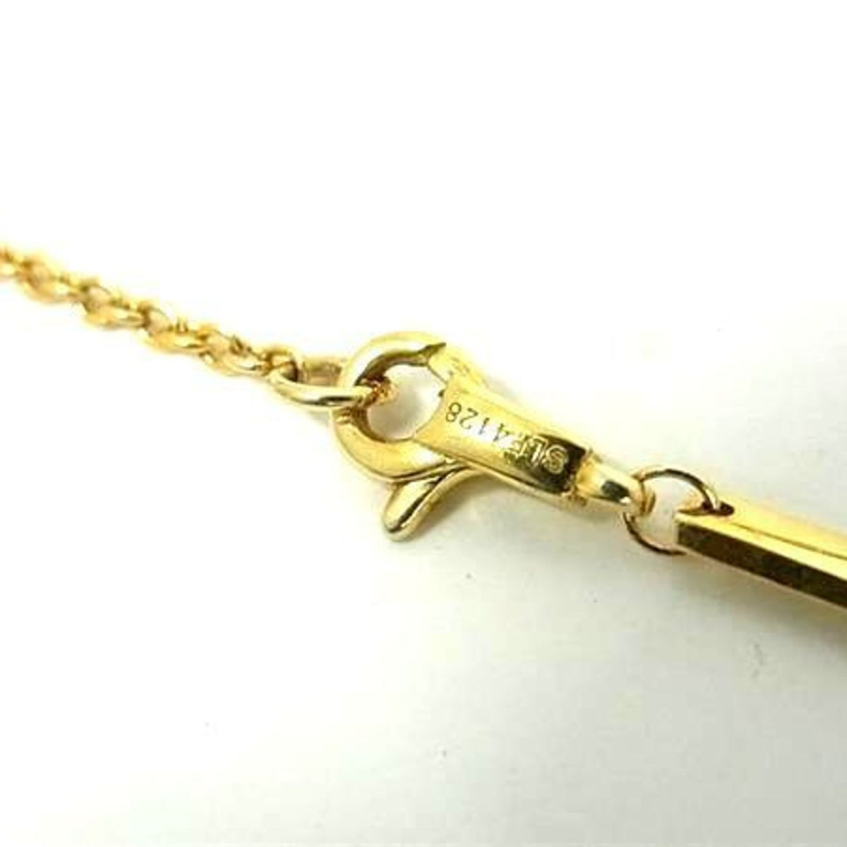 Pendant Necklace Gold Metal