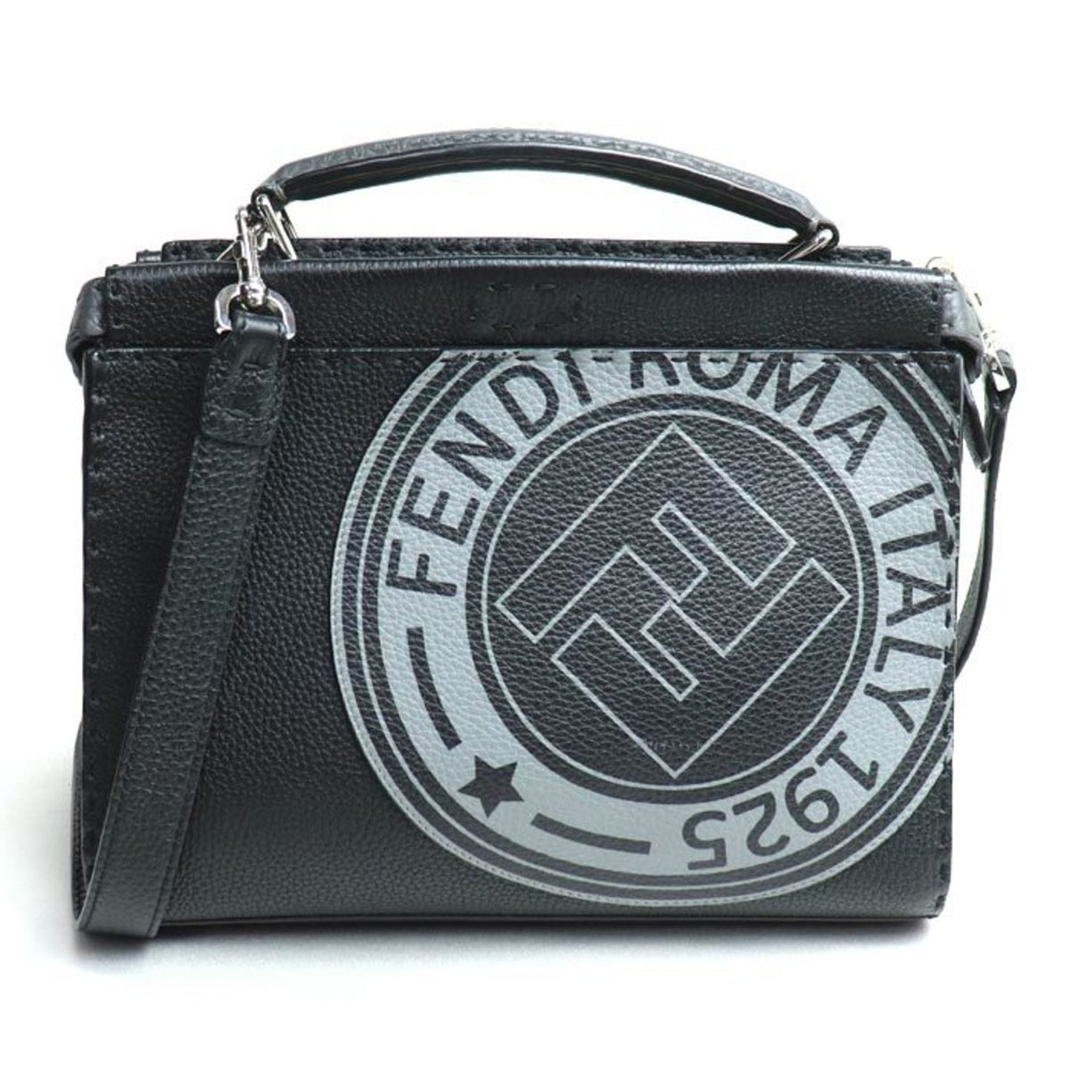 Peekaboo ISeeU Bag Printed Leather Mini