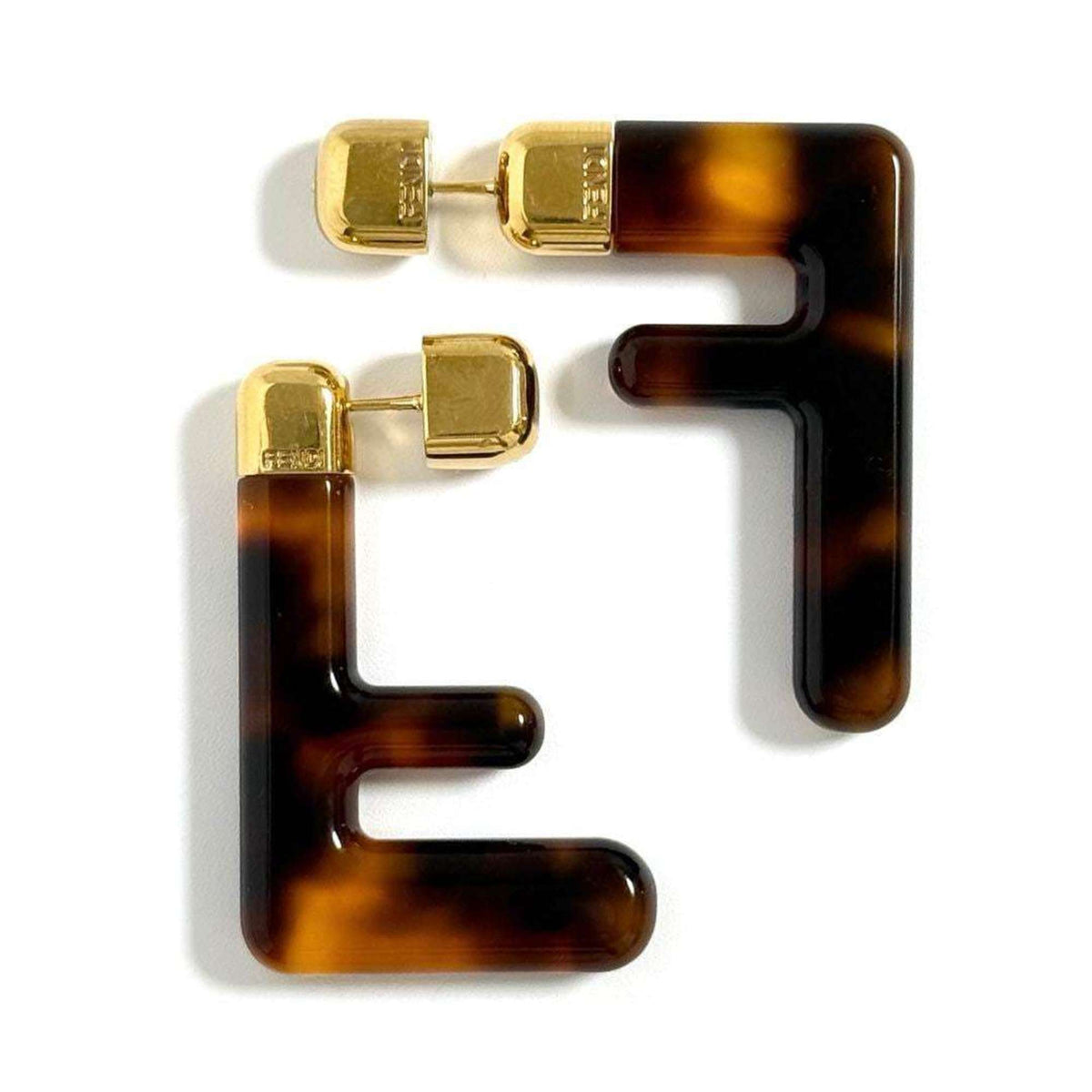 Earrings Metal and Resin