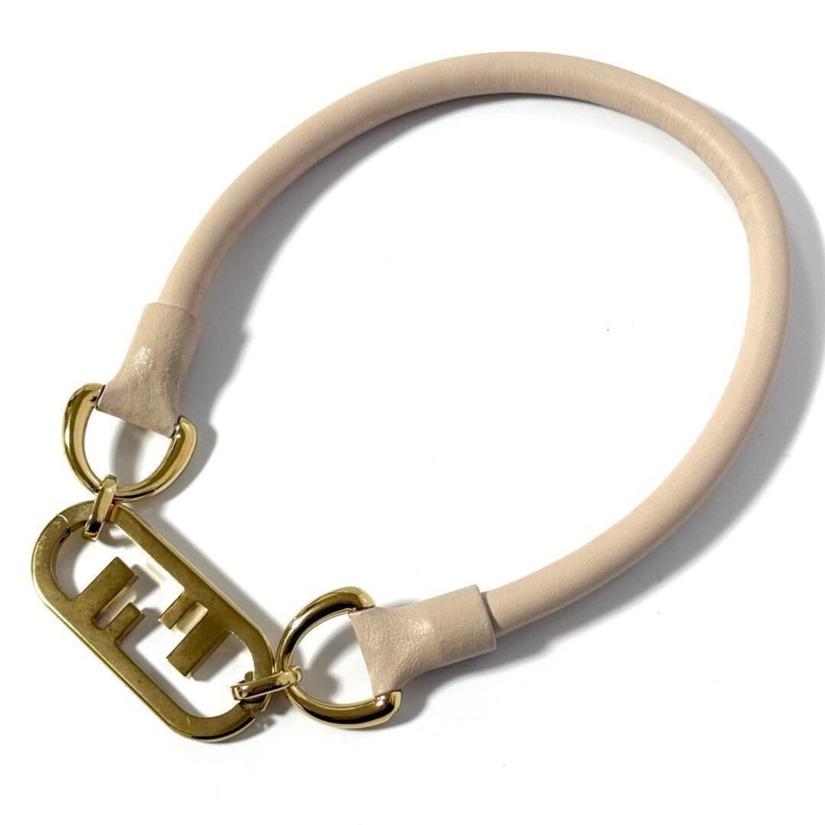 Orlock Pendant Necklace Leather and Metal