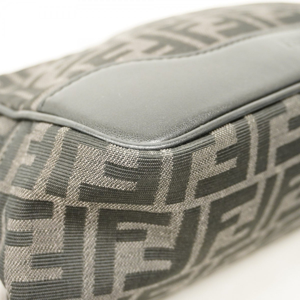 Logo Camera Case Bag Zucca Coated Canvas Medium