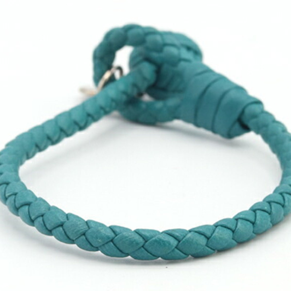 Leather Bracelet Blue Green