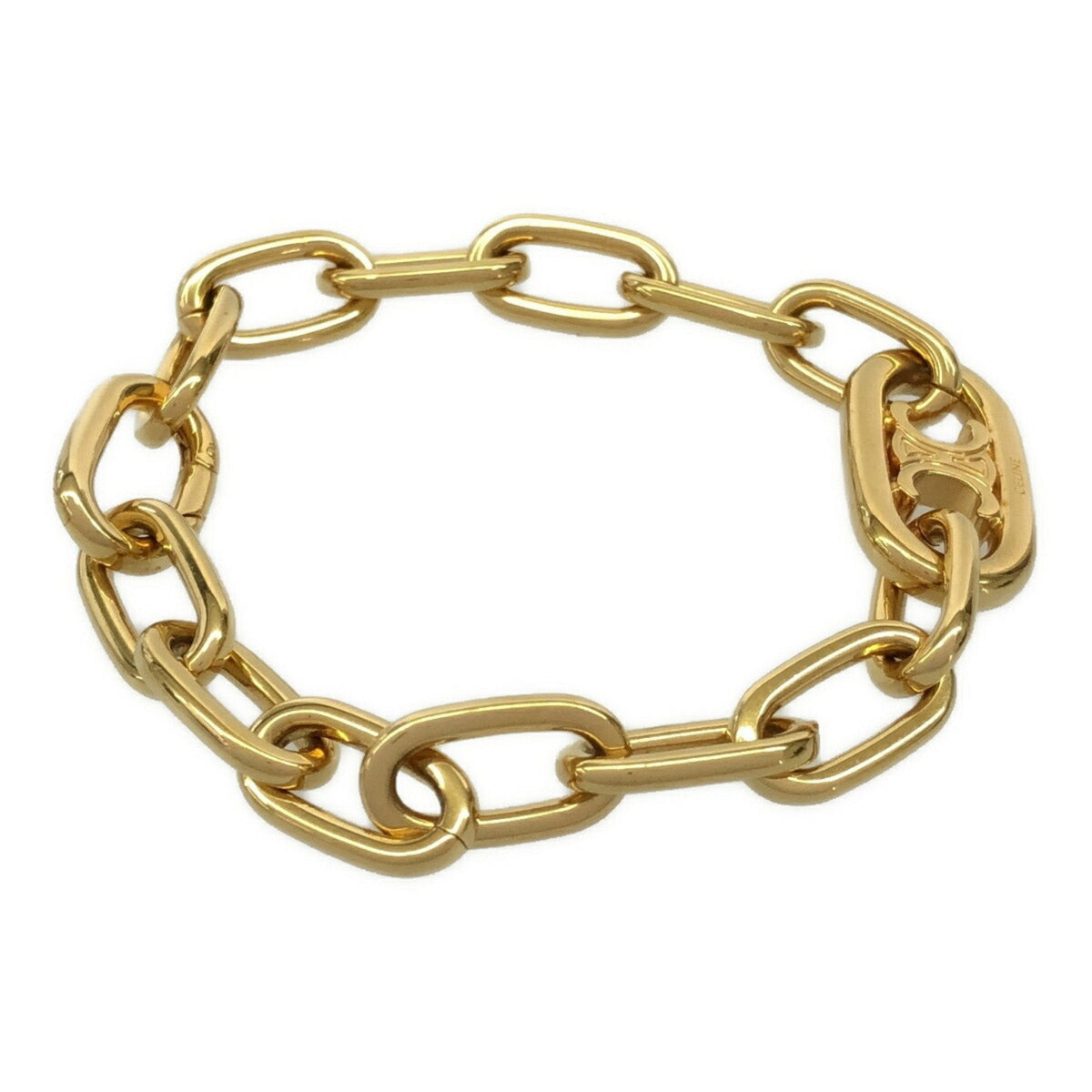 Triomphe Link Bracelet Brass Gold