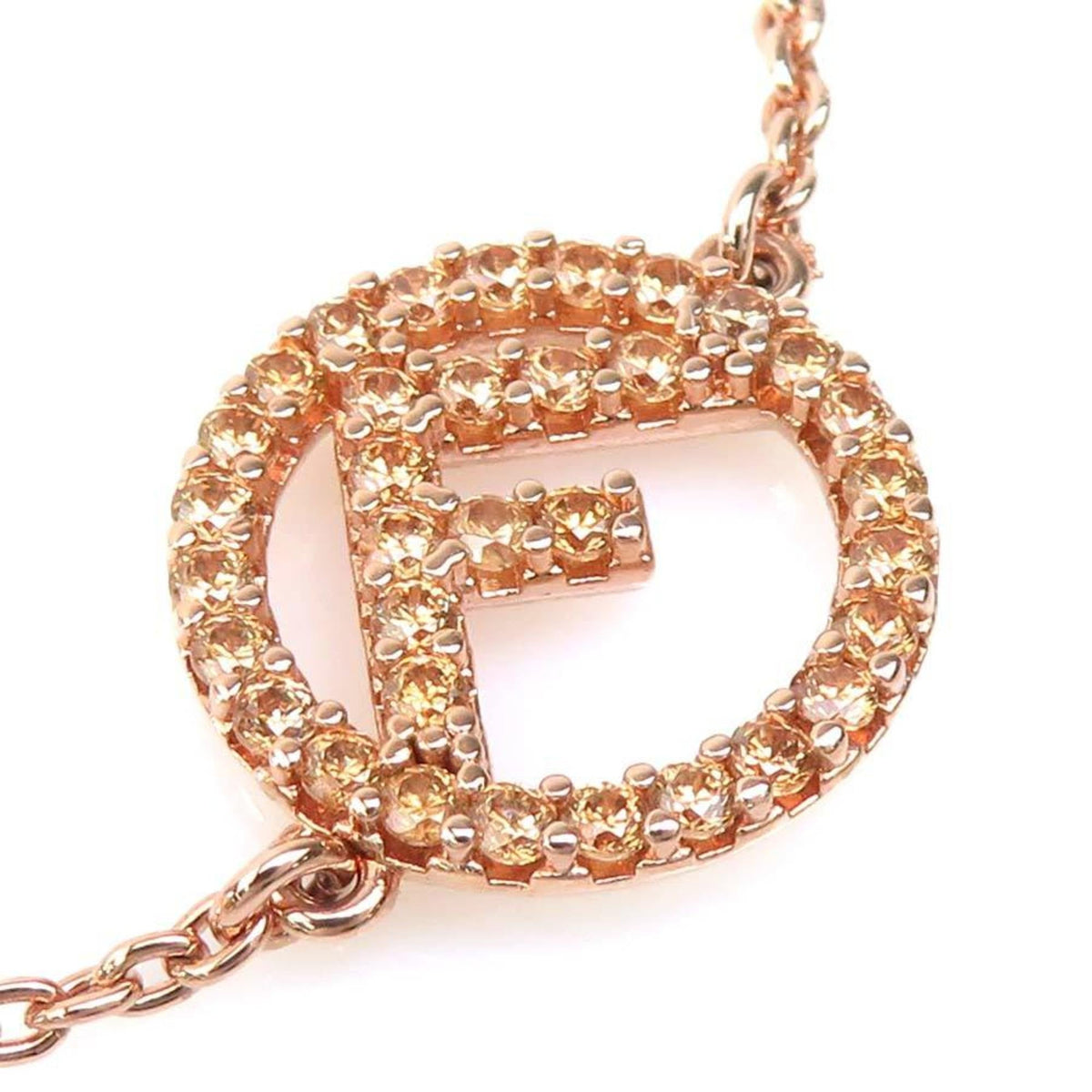 Charm Bracelet Metal Pink Gold