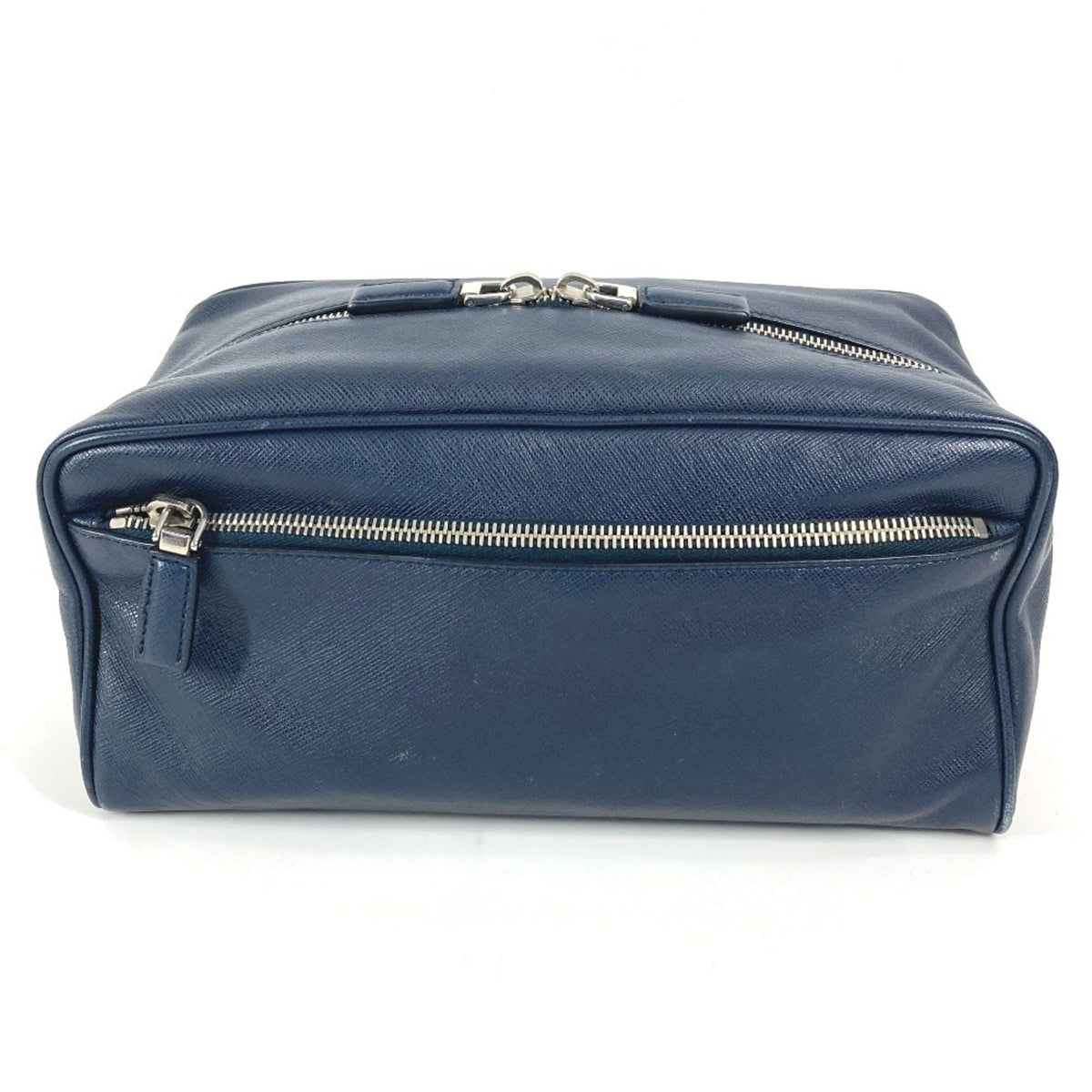 Zip Waist Bag Saffiano Leather Small