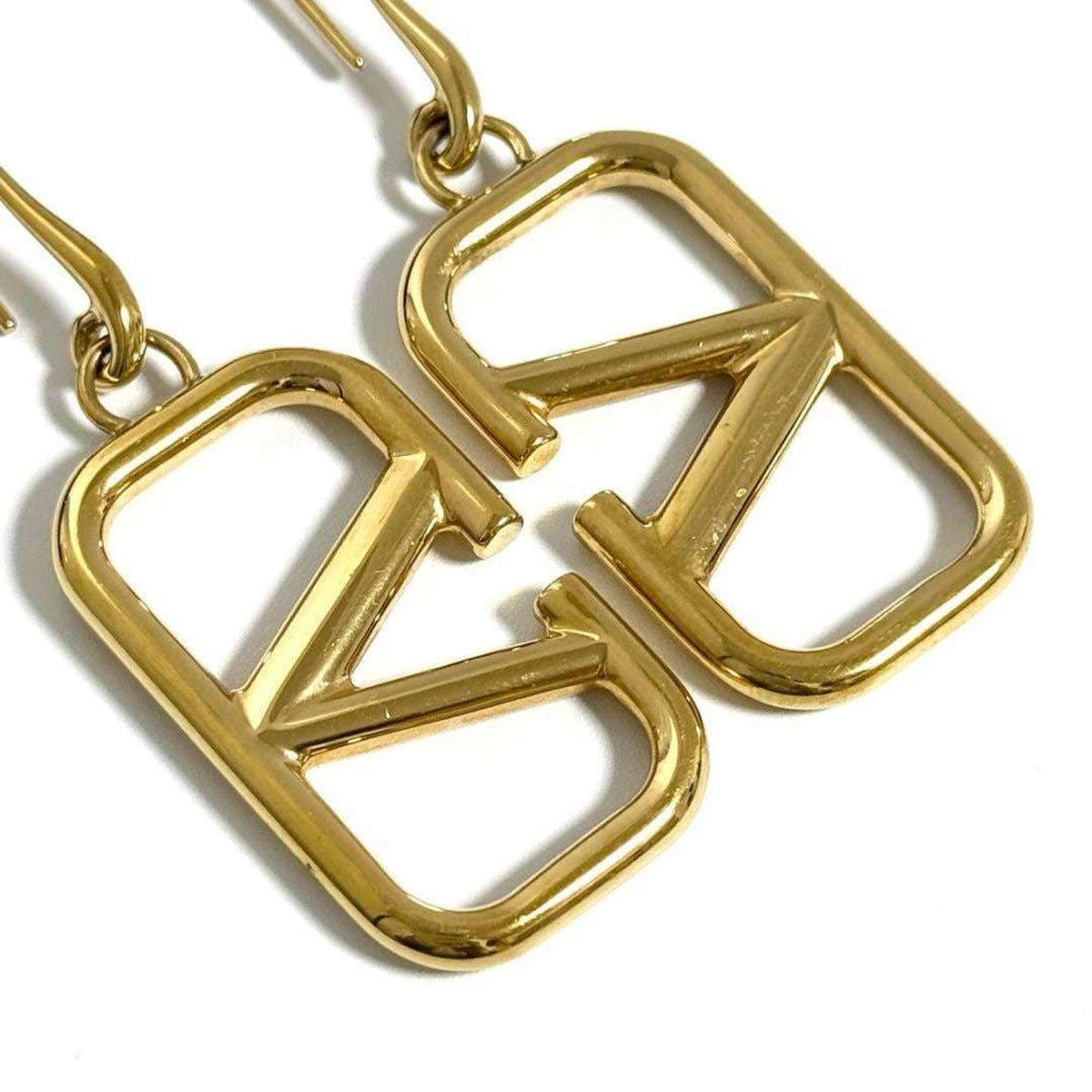 Logo Earrings Metal