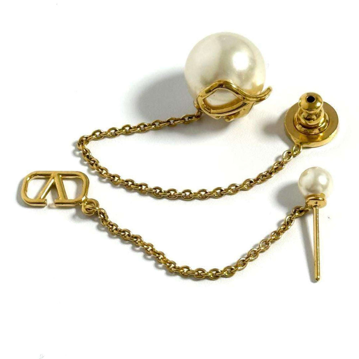 Logo Earrings Metal