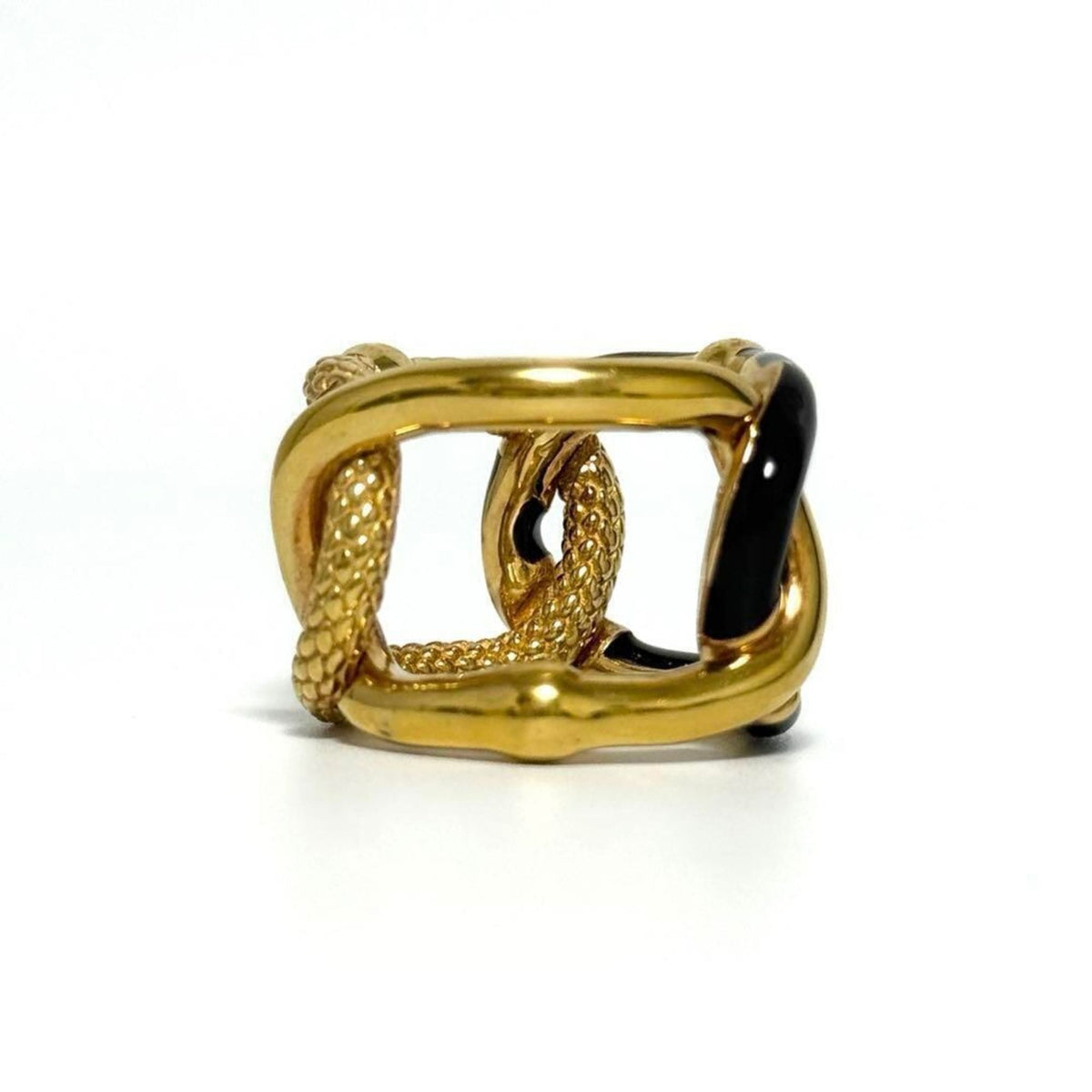 Intrecciato Chain Ring Sterling Silver