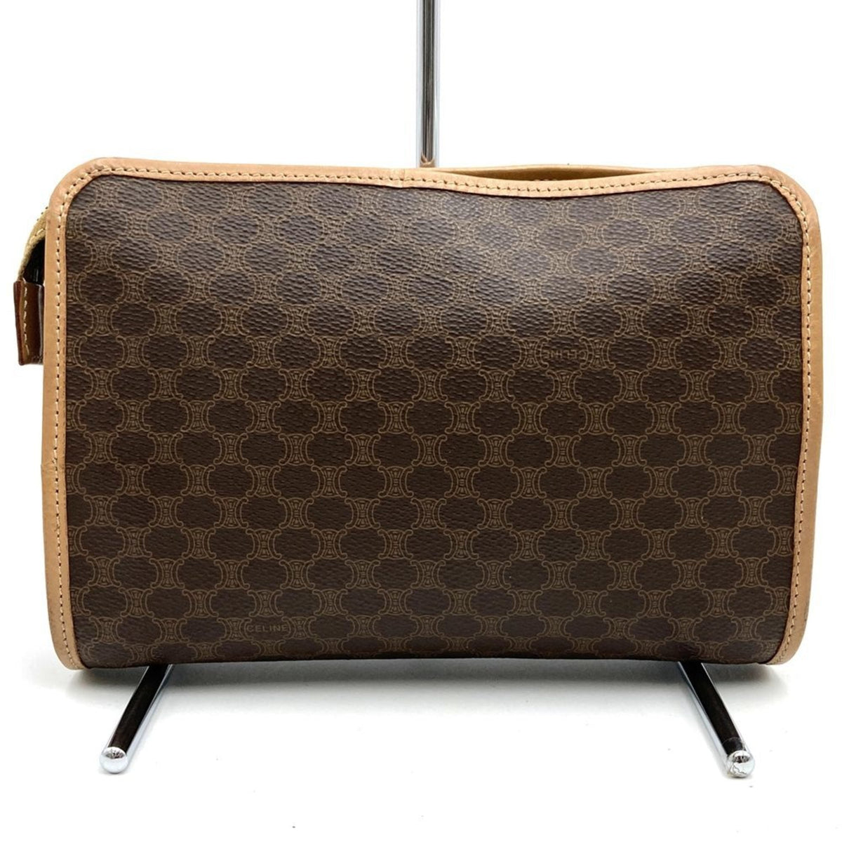 Vintage Duffle Bag Macadam Coated Canvas Medium