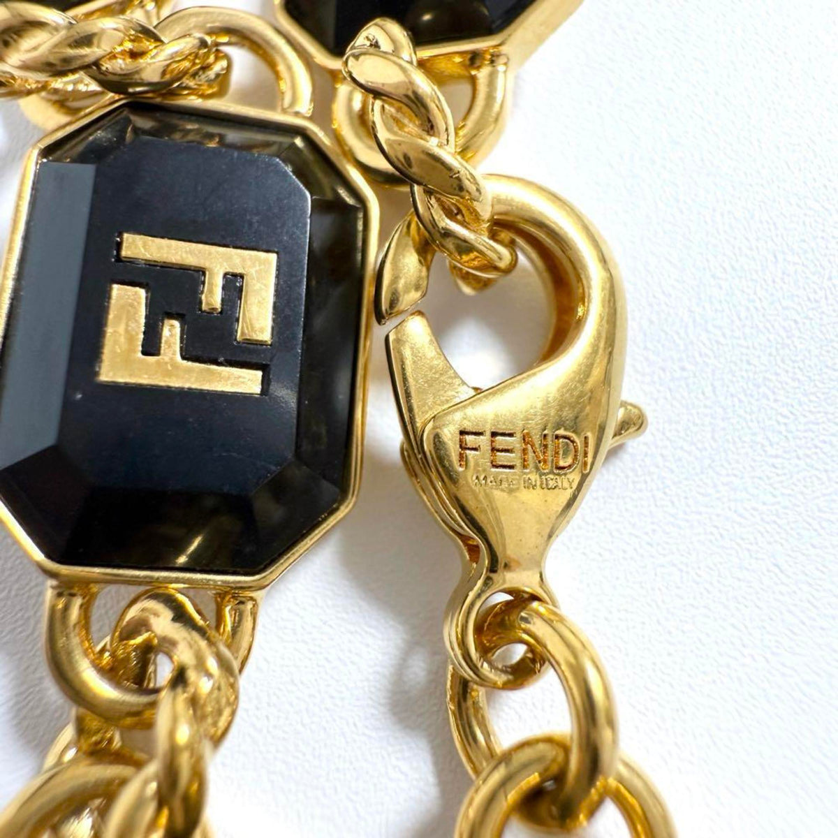 FF Link Bracelet Metal Gold