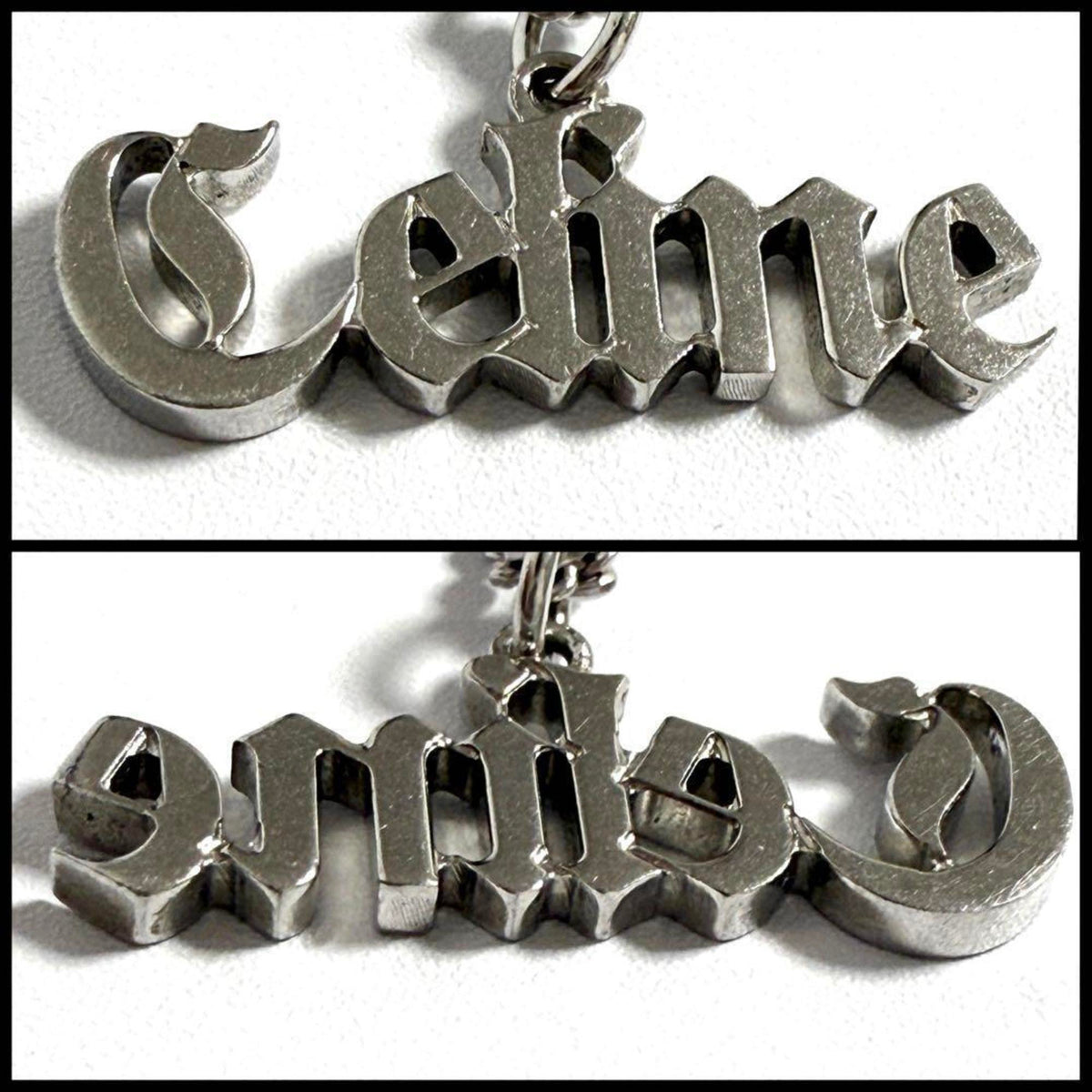 Gothic Pendant Necklace Sterling Silver