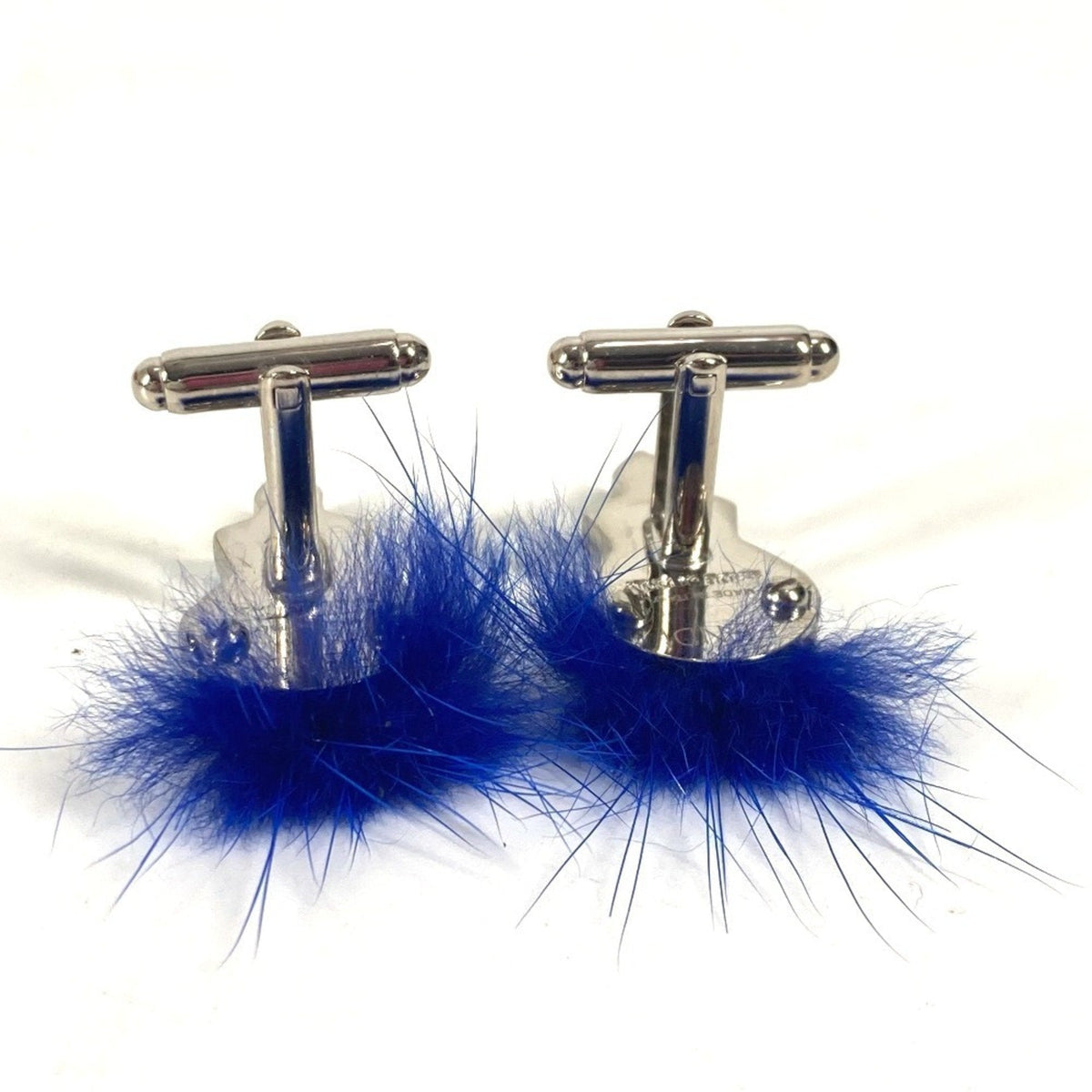 Cufflinks Metal Blue and Silver Bracelet
