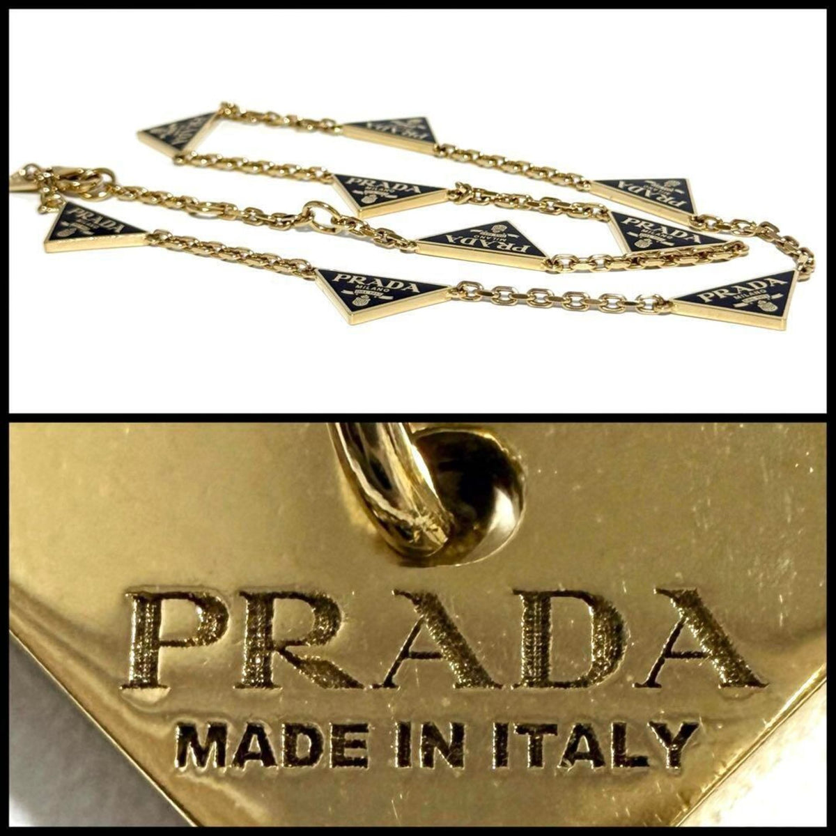 Pendant Necklace Enamel Metal