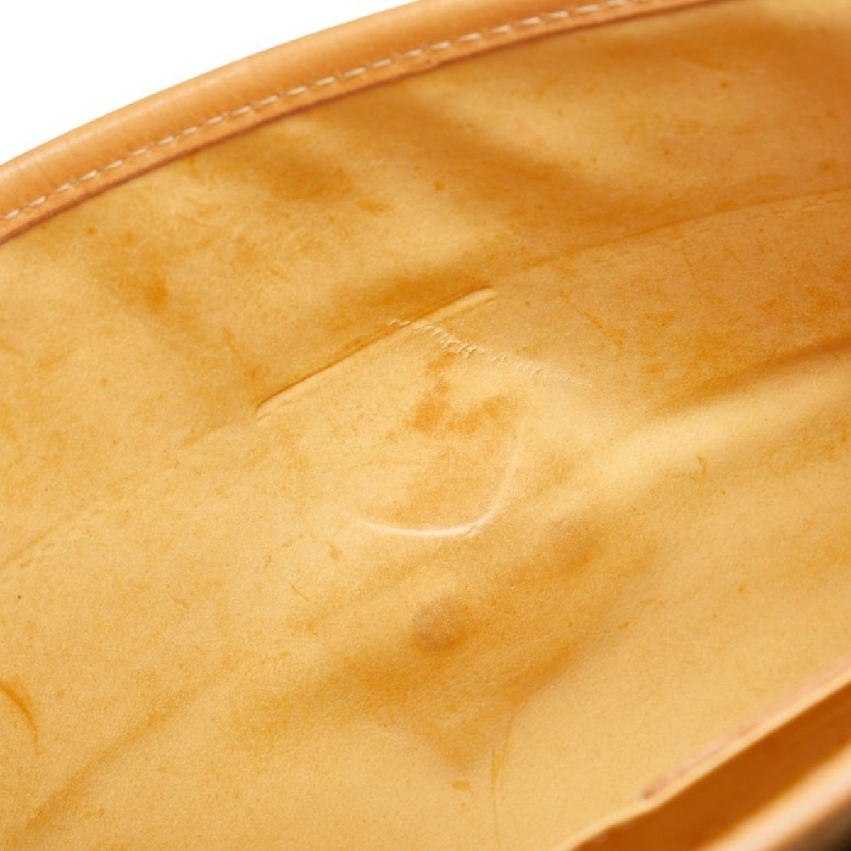 Vintage Saddle Flap Shoulder Bag Macadam Coated Canvas Small