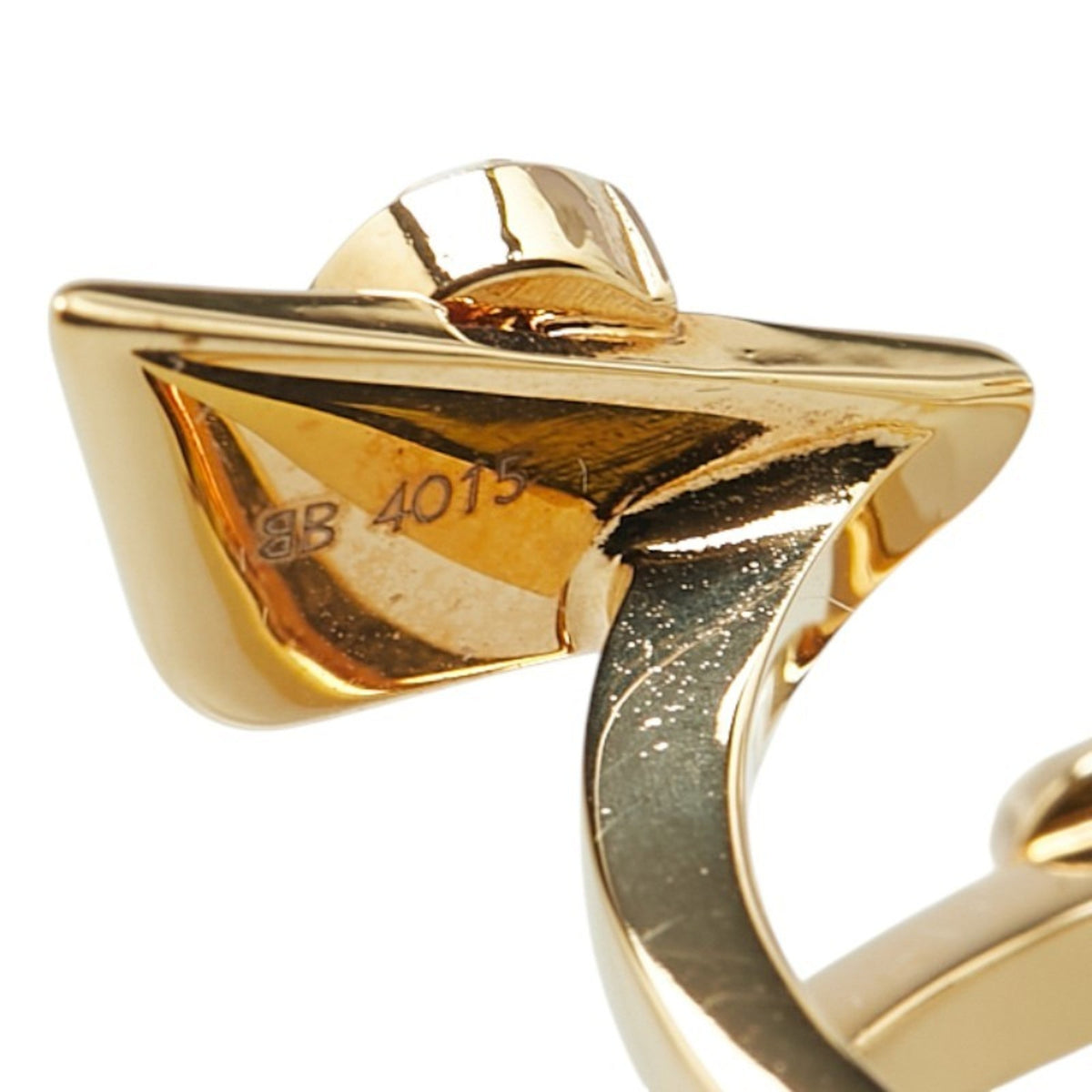Band Ring Gold with Rhinestone