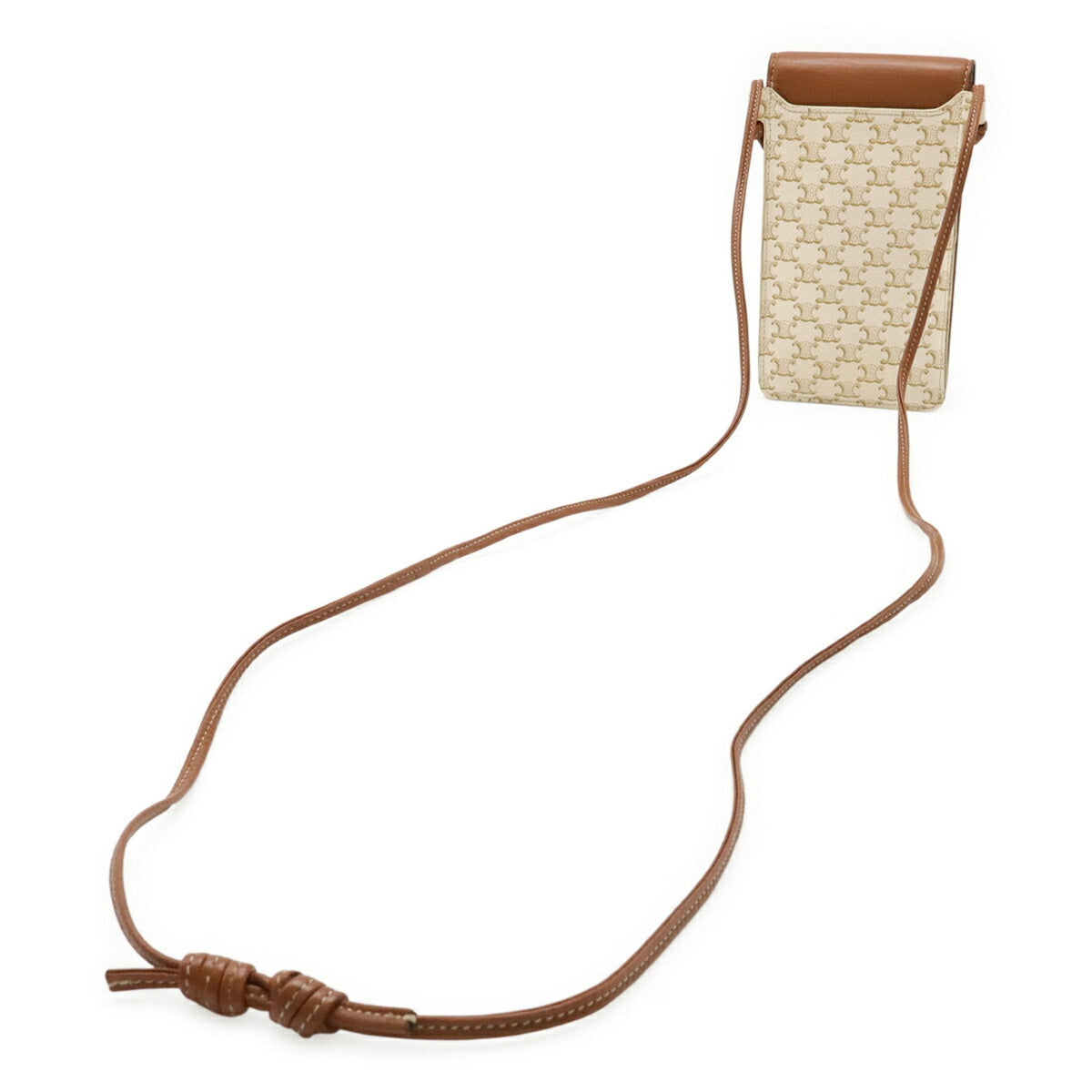Wallet on Strap Triomphe Coated Canvas