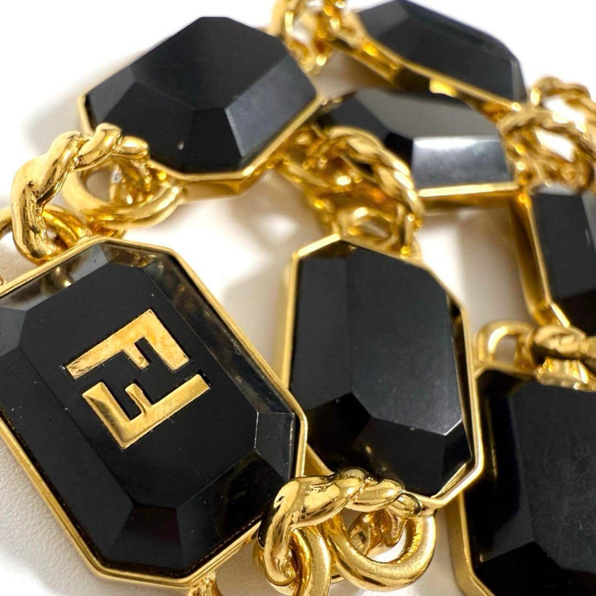 FF Link Bracelet Metal Gold