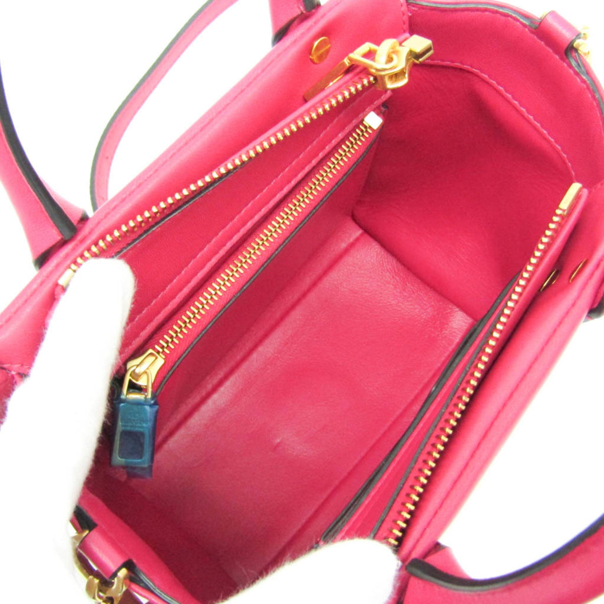 One Stud Top Handle Bag Leather Small
