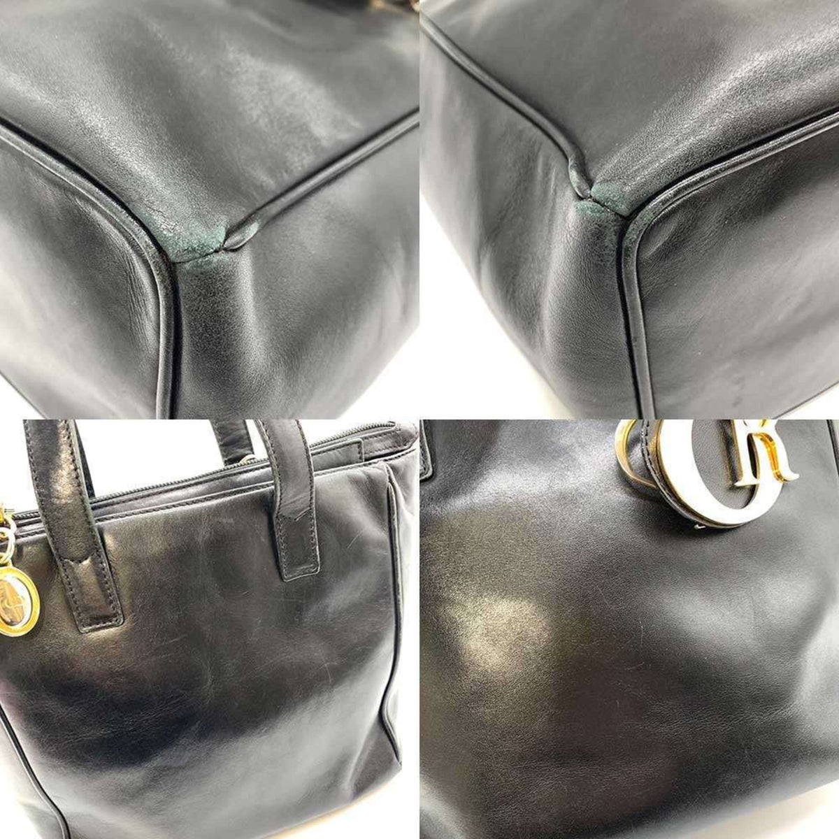 Vintage Lady Dior Bag Leather Medium