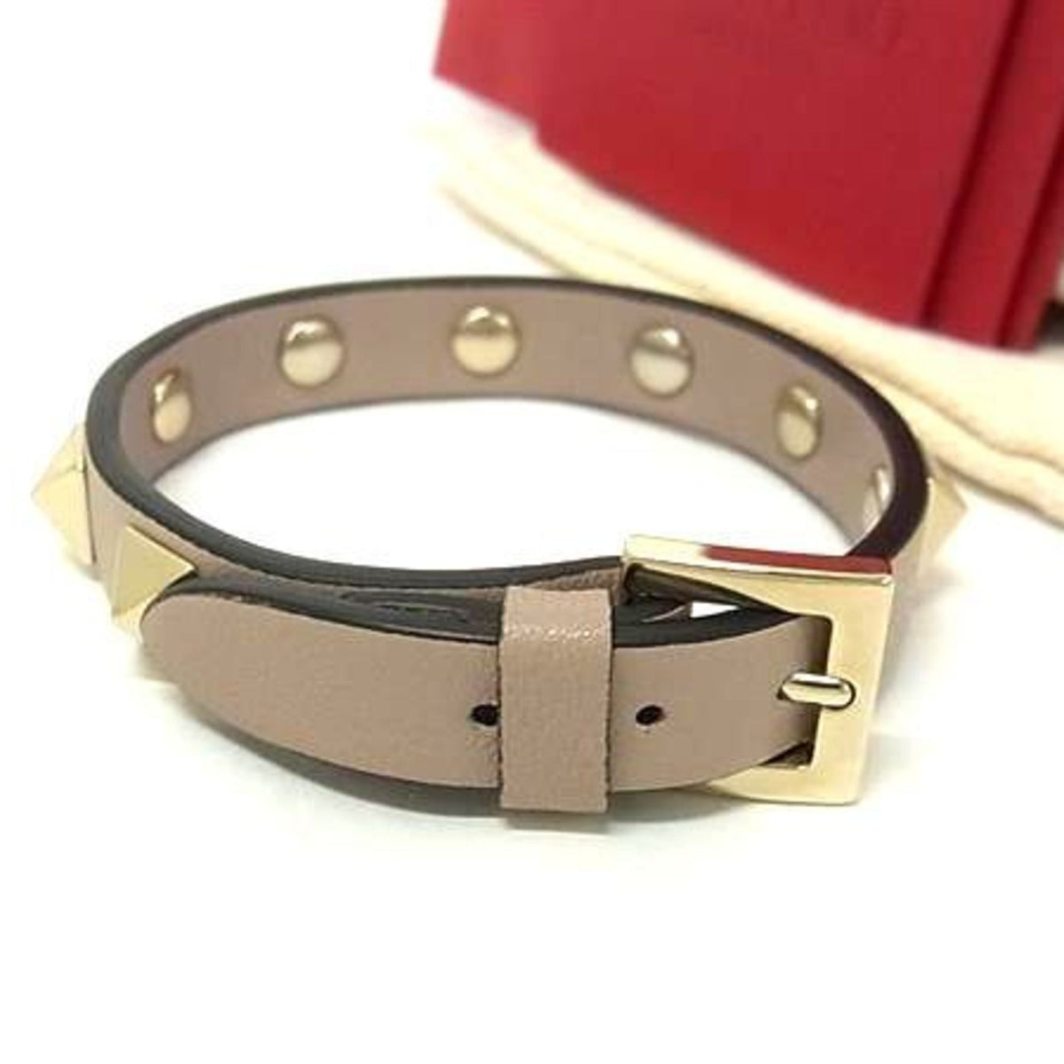 Bracelet Leather Pink Beige