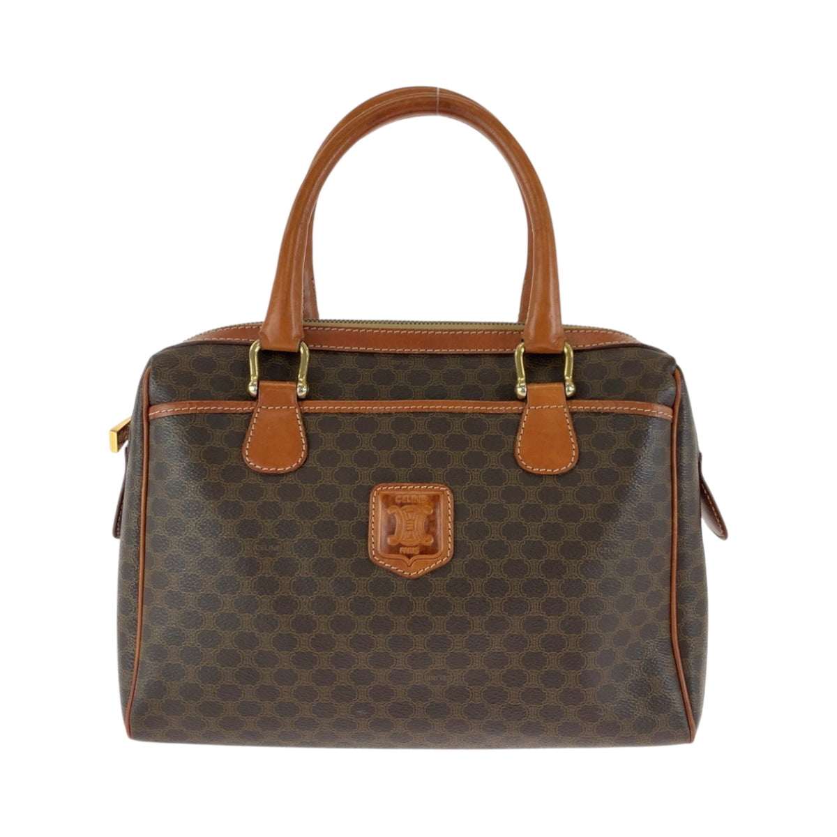 Vintage Duffle Bag Macadam Coated Canvas Large