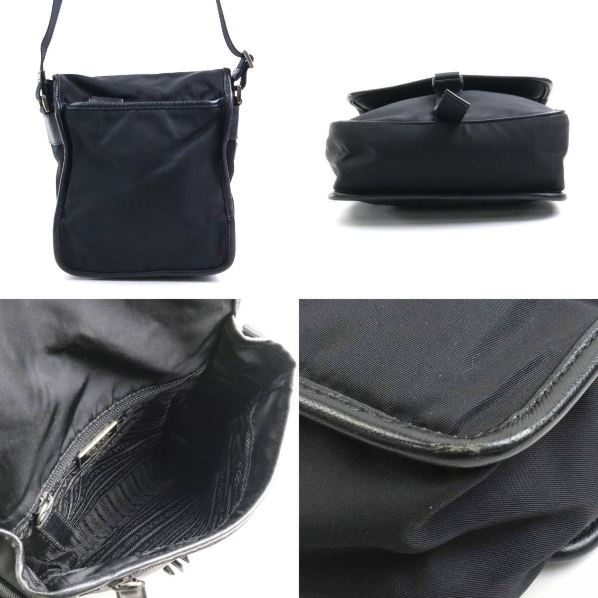 Buckle Messenger Bag Tessuto Small