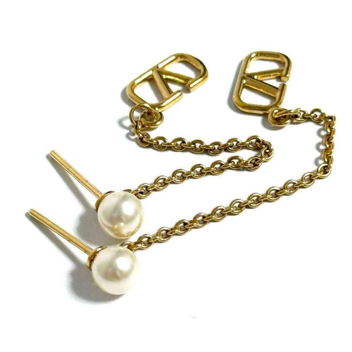 Logo Earrings Metal