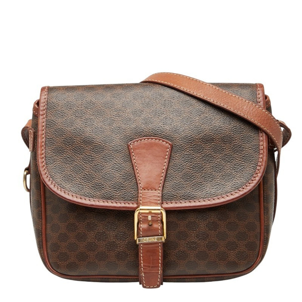 Folco Bag Triomphe Coated Canvas Medium