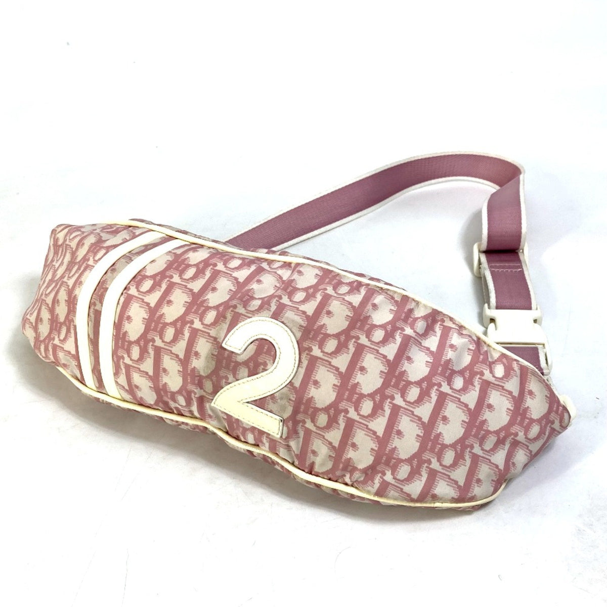 Vintage Girly Waist Bag Diorissimo Canvas