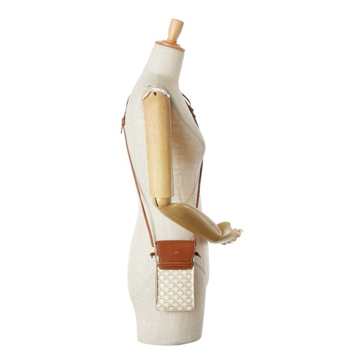 Bucket Bag Triomphe Coated Canvas Small