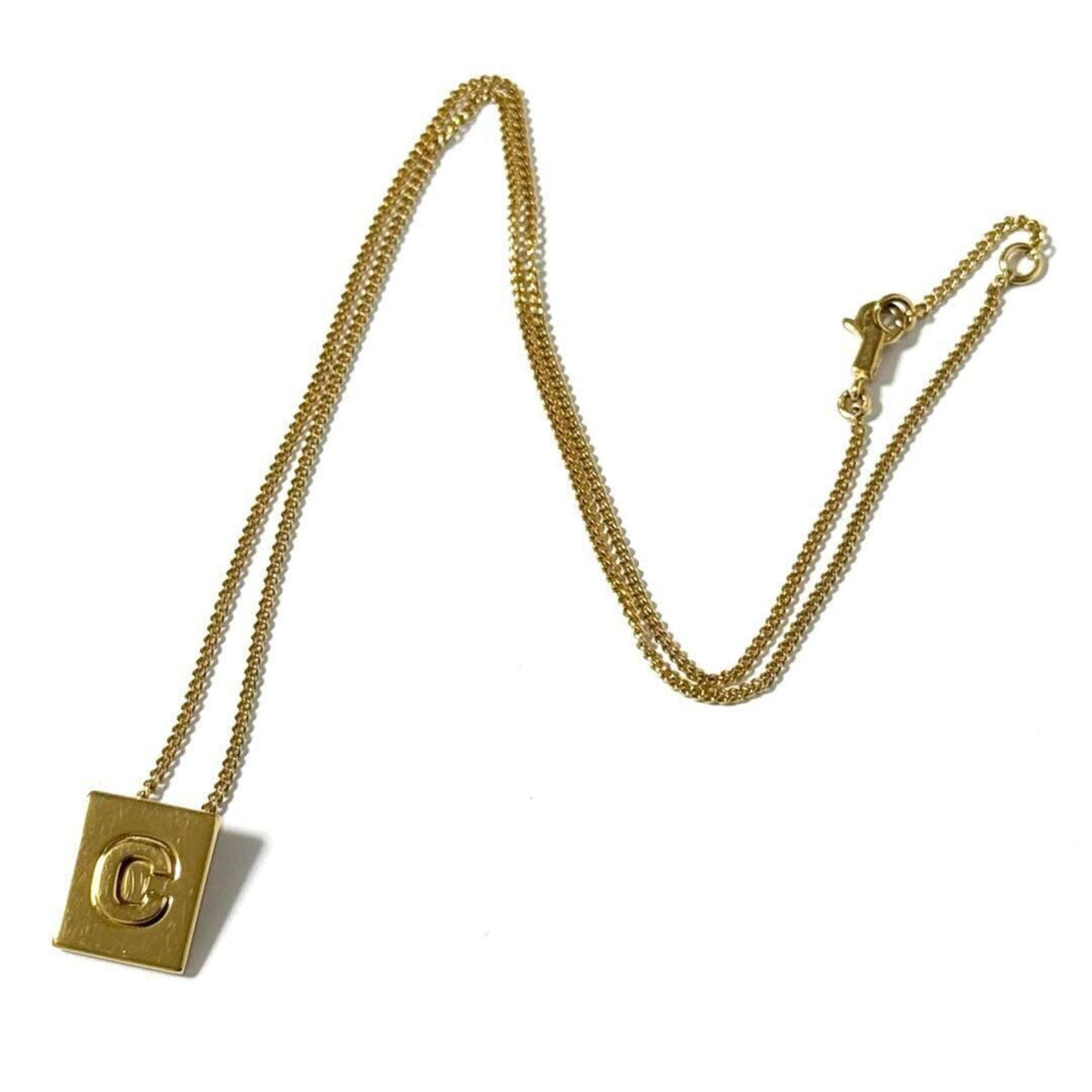 Alphabet Pendant Necklace Metal