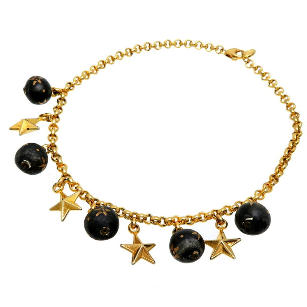 Star Charm Pendant Necklace Gold