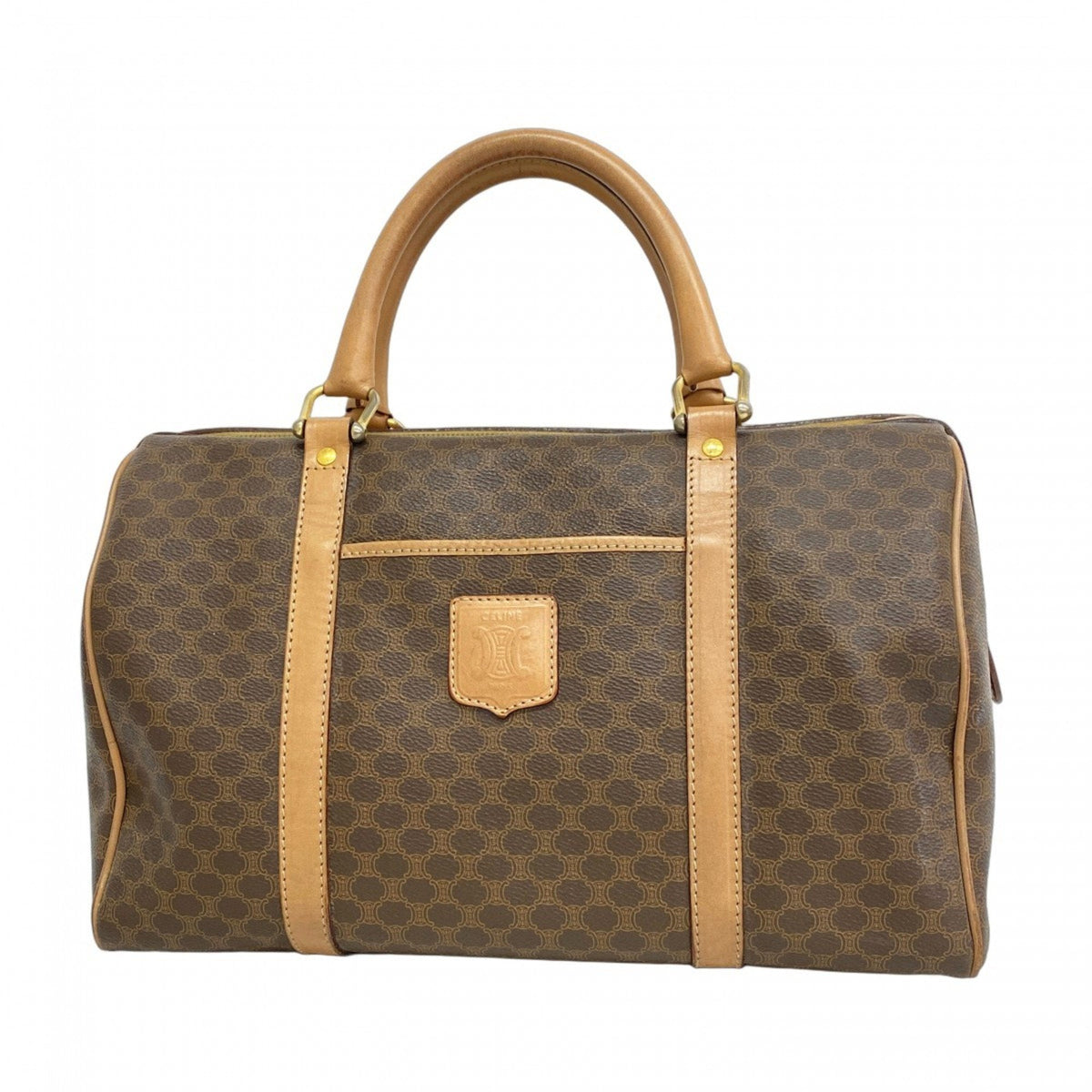 Vintage Duffle Bag Macadam Coated Canvas Medium