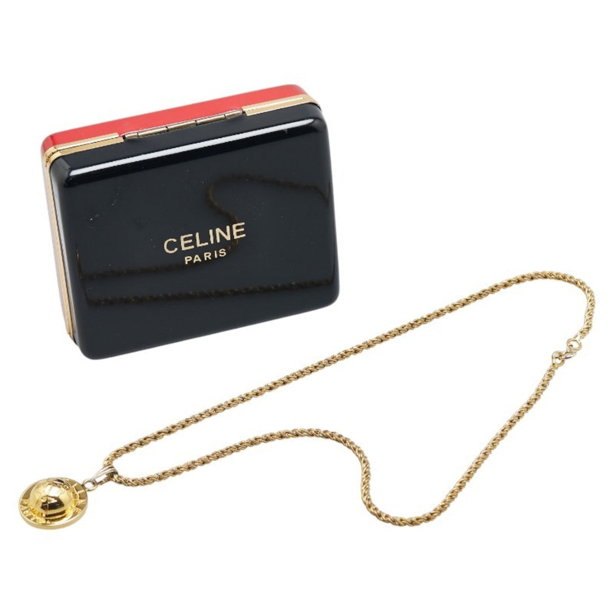 Vintage Star Ball Pendant Necklace Gold