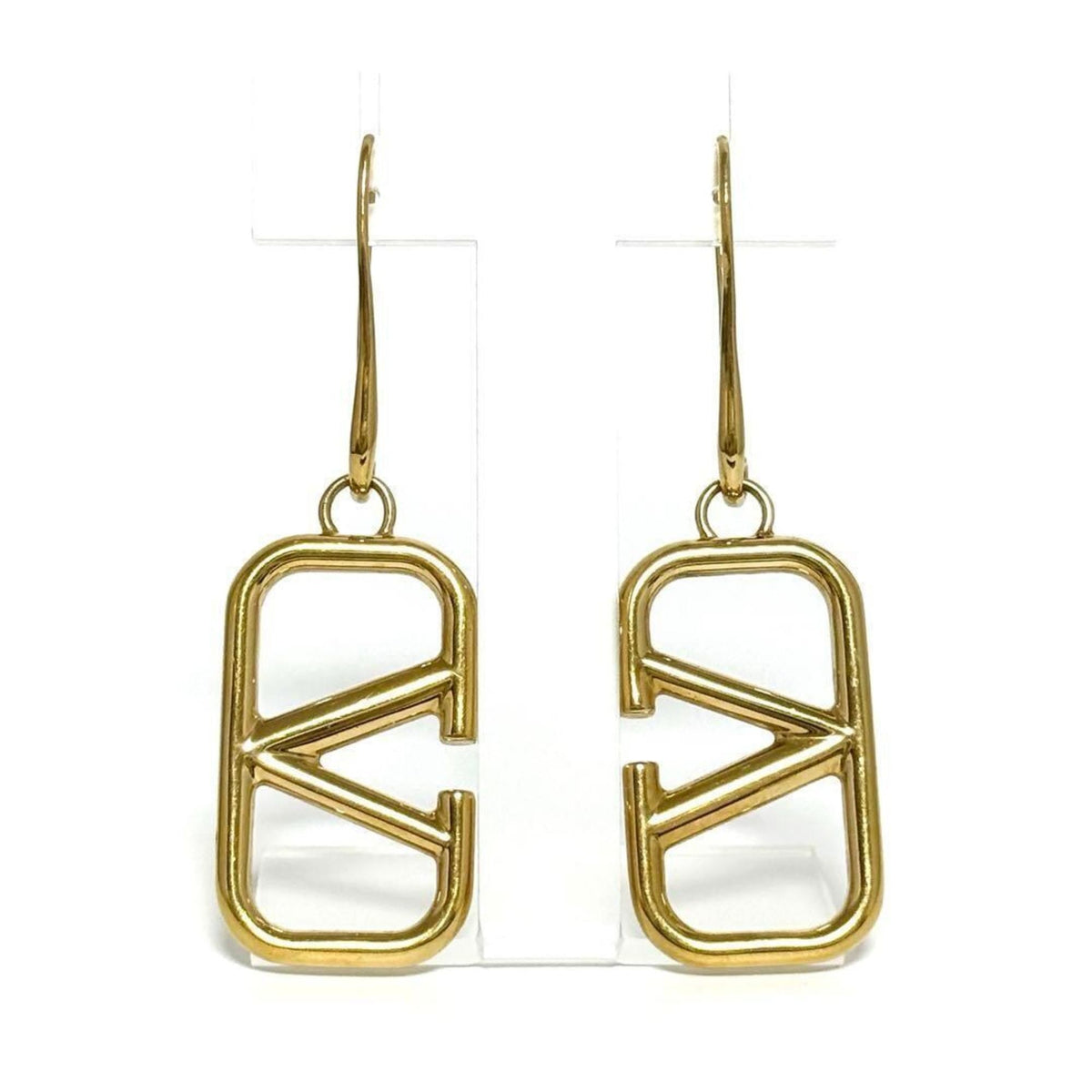 Logo Earrings Metal
