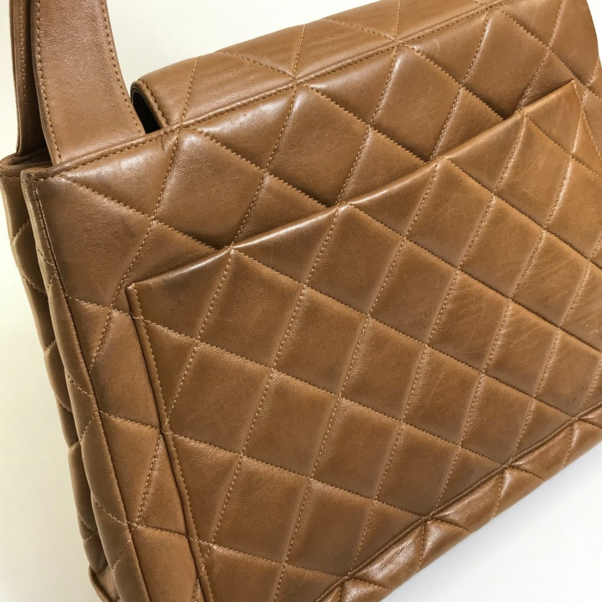 Vintage CC Shoulder Bag Quilted Lambskin Medium