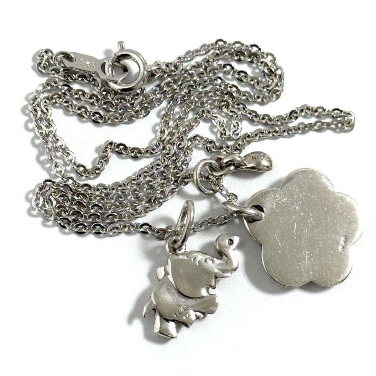 Pendant Necklace Sterling Silver with Ruby