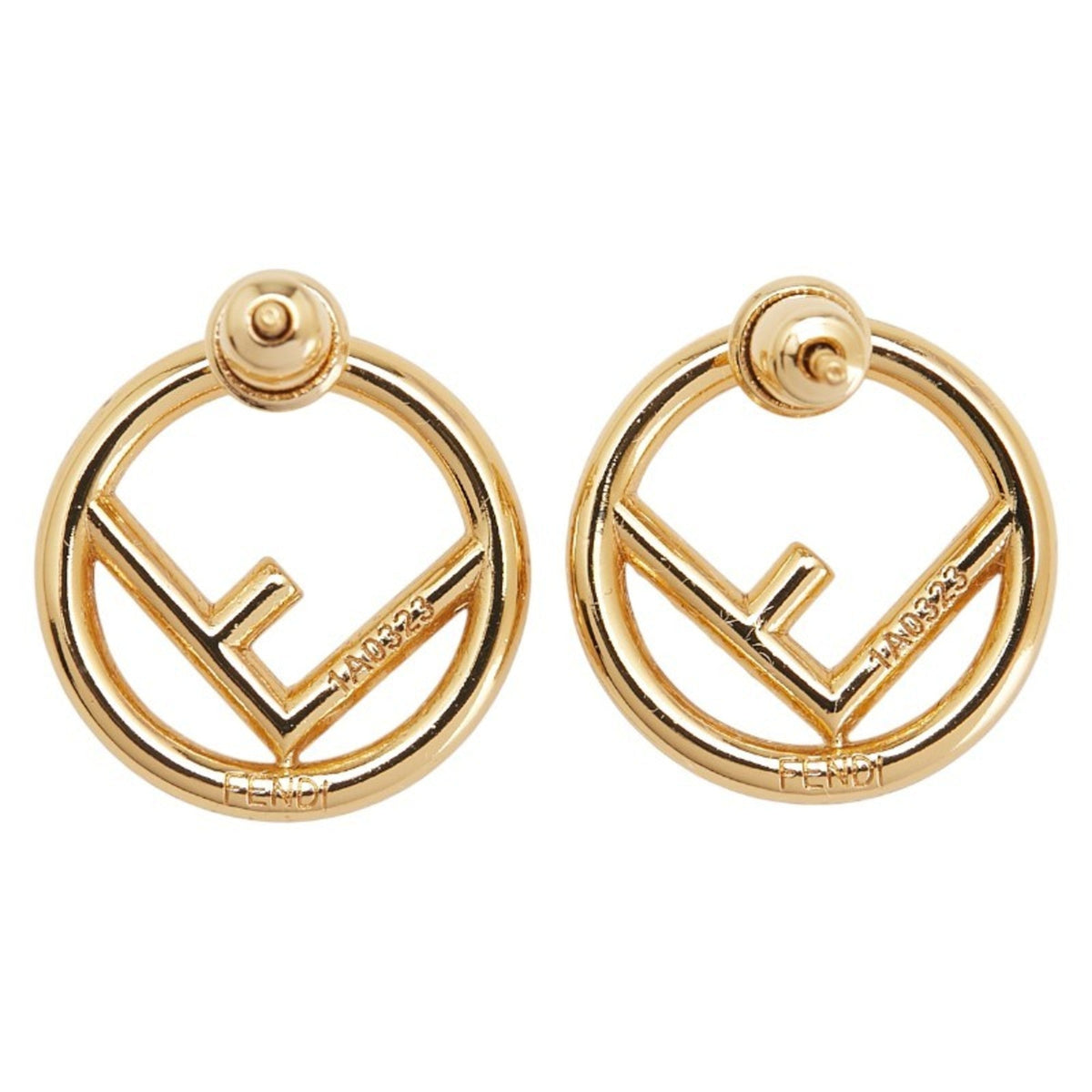 Earrings Rhinestone Gold-Tone Metal