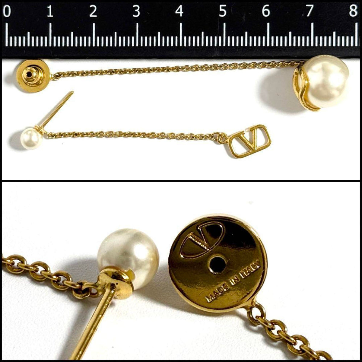 Logo Earrings Metal