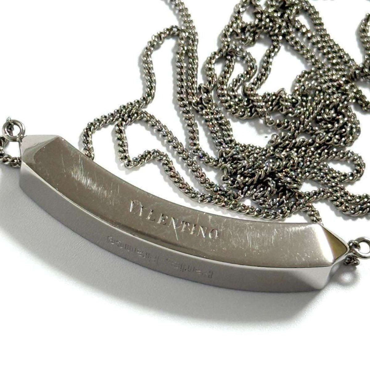 Pendant Necklace Silver Metal