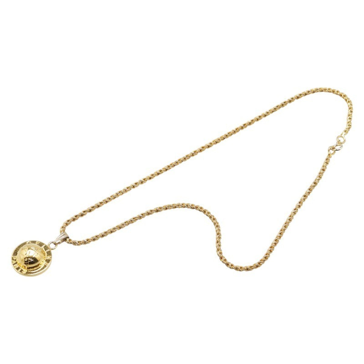 Vintage Star Ball Pendant Necklace Gold