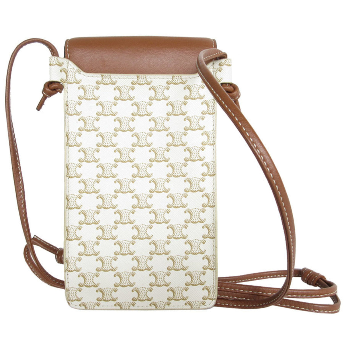 Triomphe East-West Shoulder Bag Triomphe Coated Canvas
