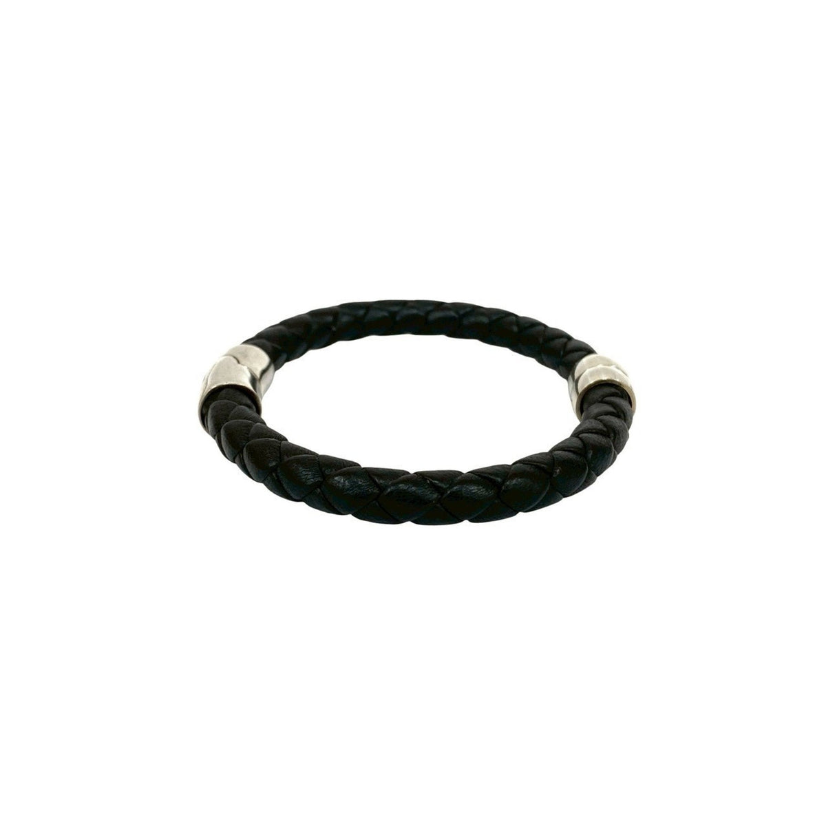 Bracelet Leather and Sterling Silver
