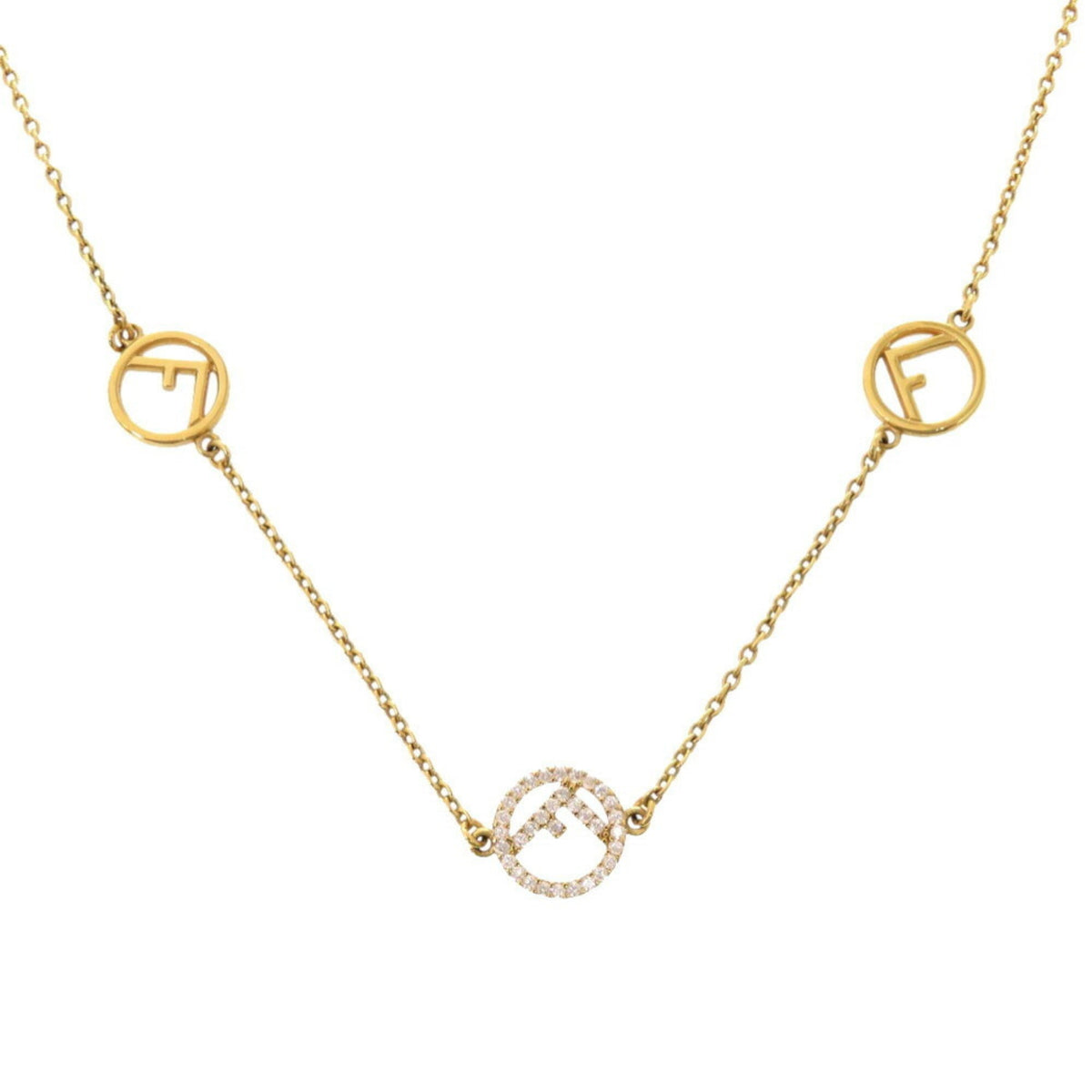 Pendant Necklace Metal Gold