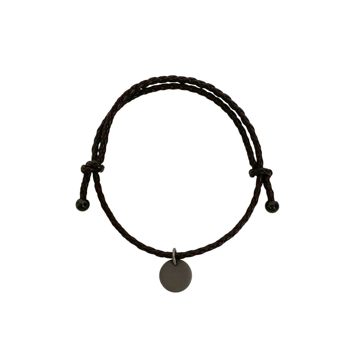 Charm Bracelet Leather Brown