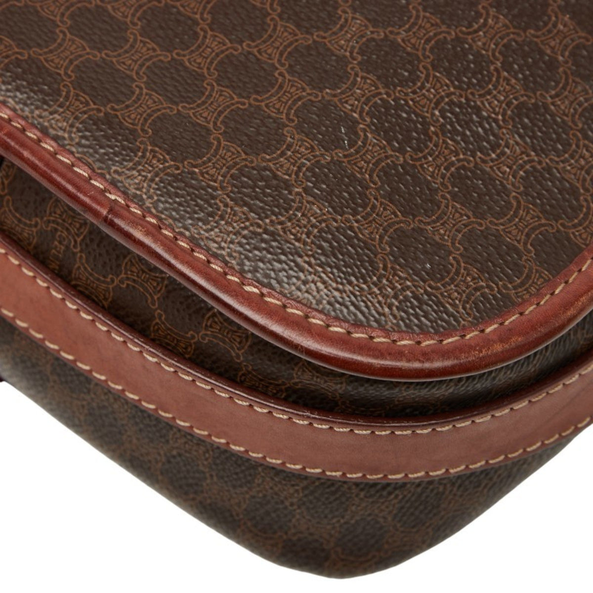 Folco Bag Triomphe Coated Canvas Medium