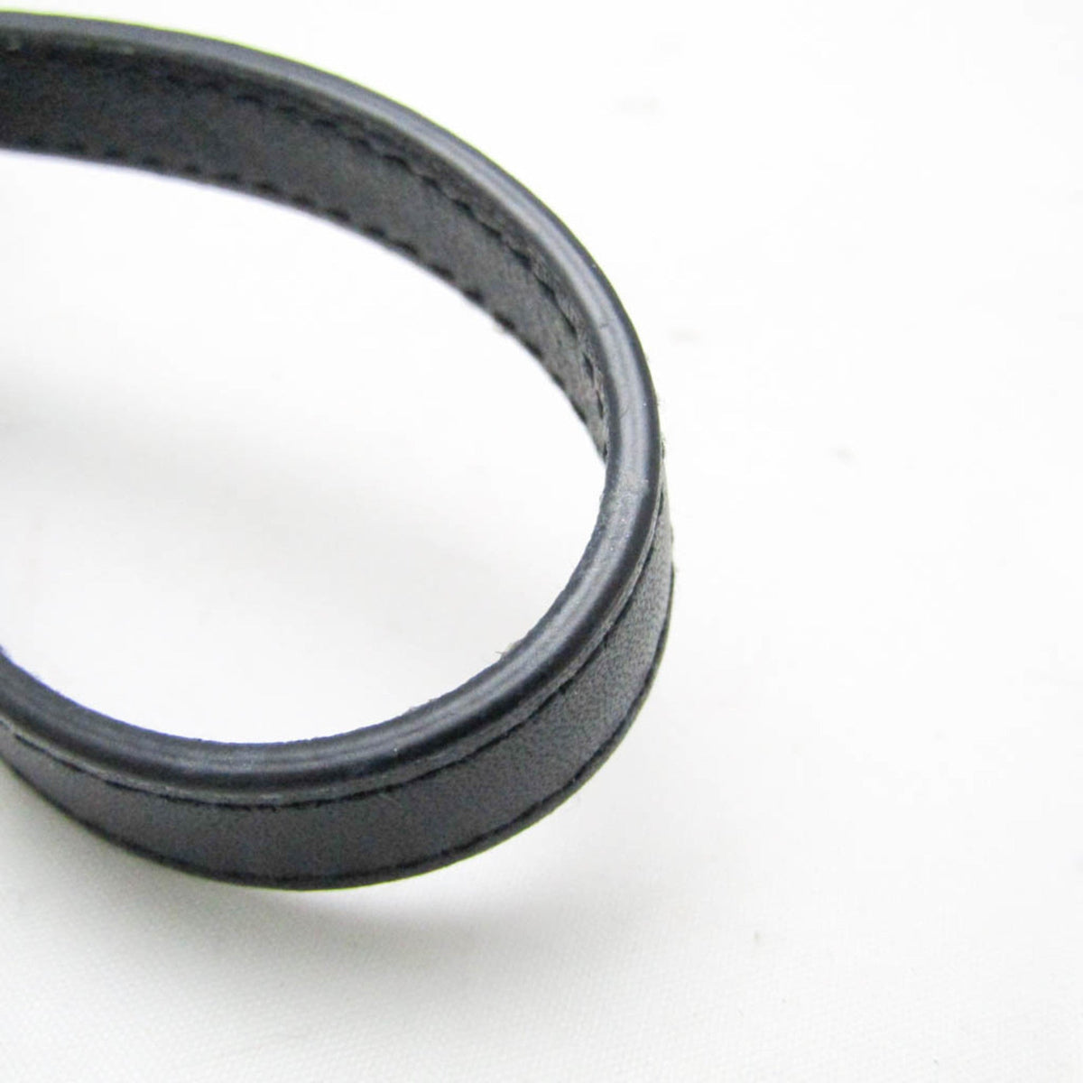 Bracelet Leather and Metal Black and Gold