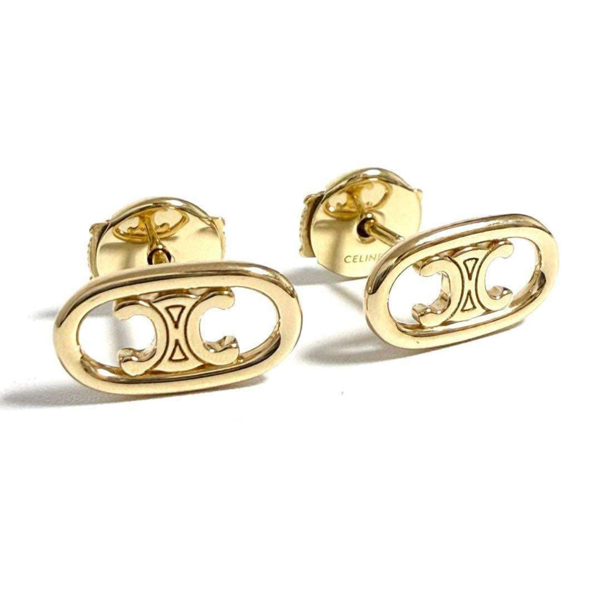 Earrings Stud 18K Yellow Gold