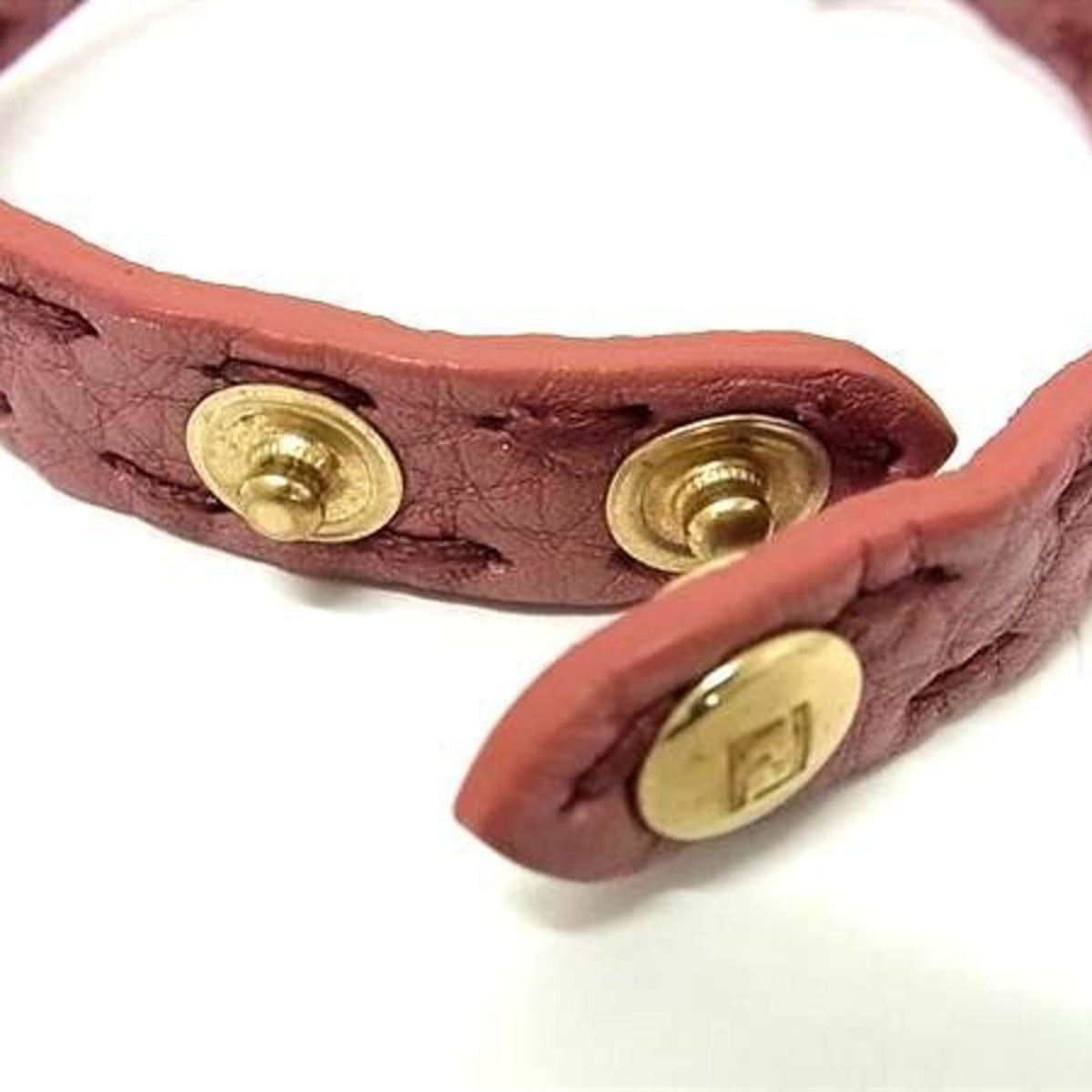 Bracelet Leather and Pink Gold